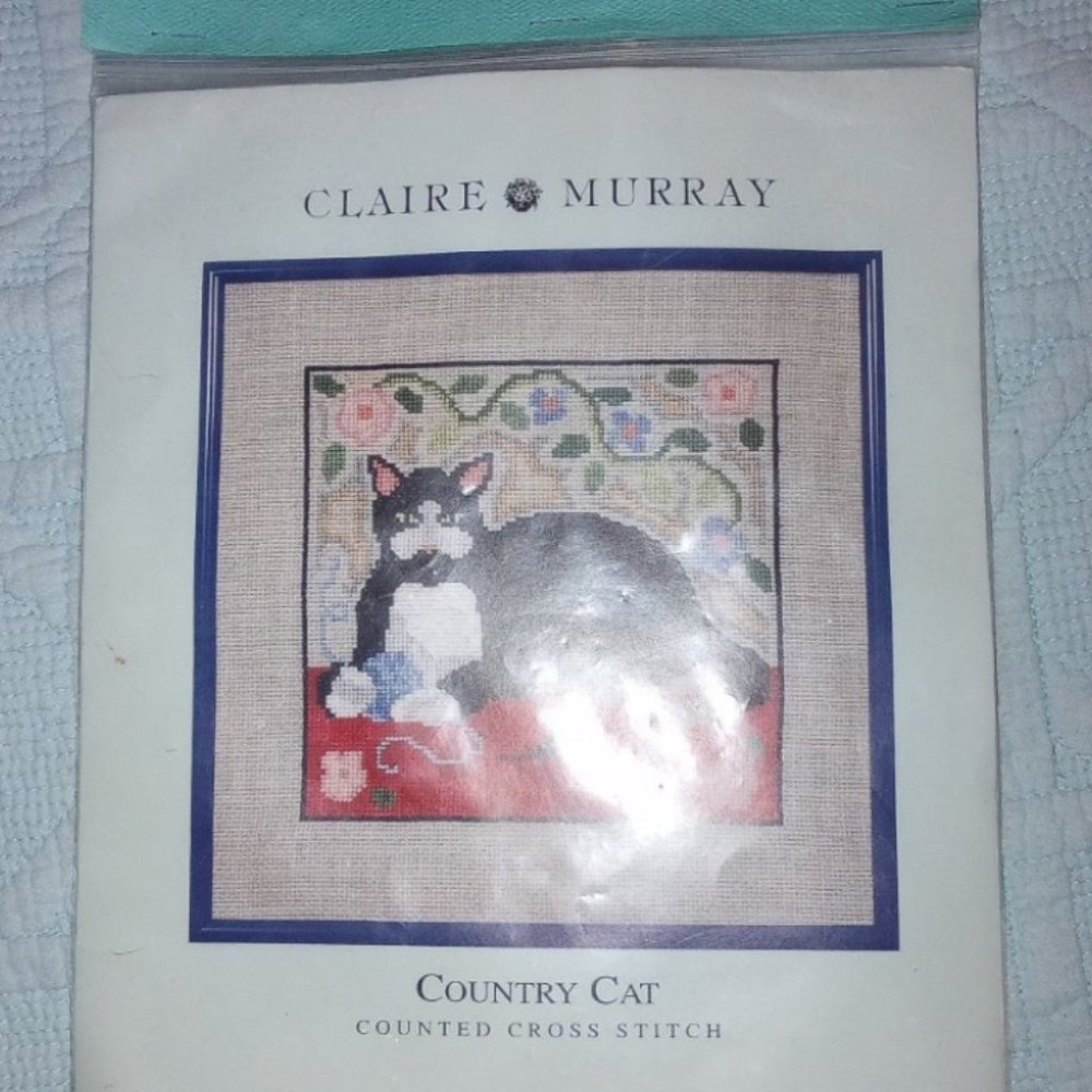 Claire Murray 'Country Cat' Counted Cross Stitch, NIP